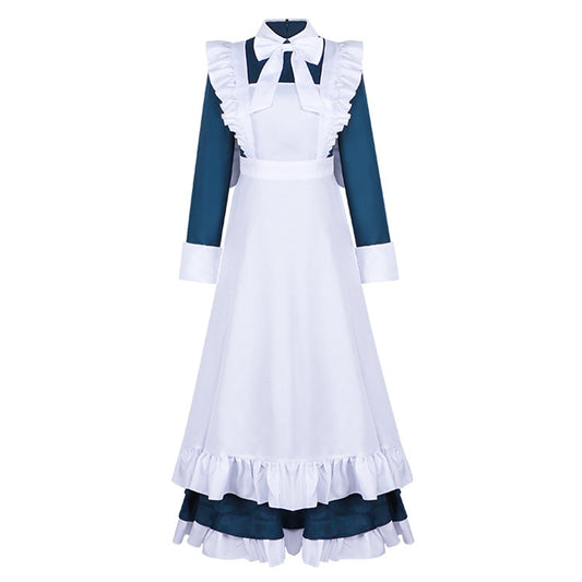 Mechanical Marie Marie Maid Robe Bleue et Blanche Cosplay Costume