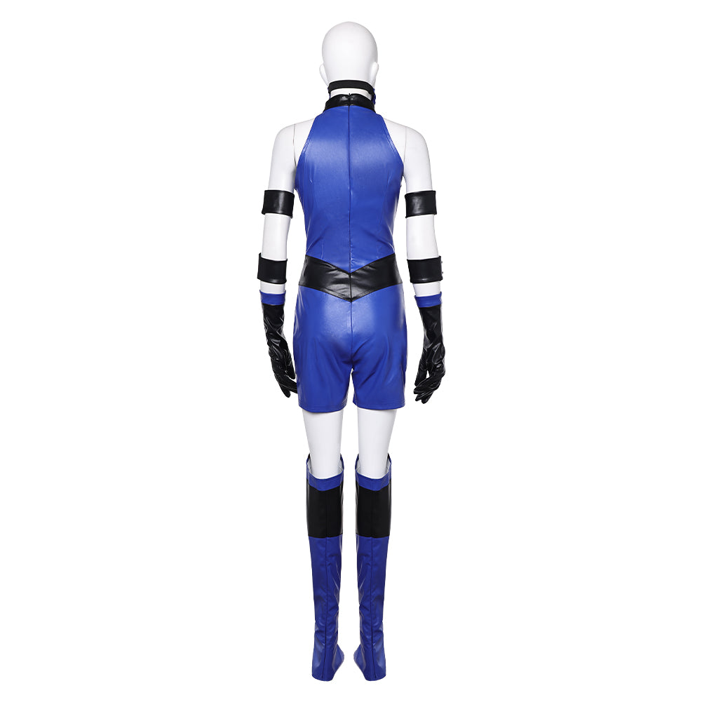 Mortal Kombat 2(2025) Kitana Tenue Bleue Cosplay Costume