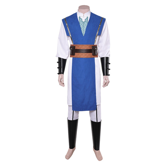 Mortal Kombat II(2025) Lord Raiden Tenue Bleue Cosplay Costume