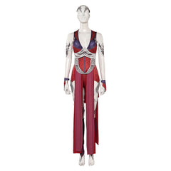 Mortal Kombat Nitara Tenue Rouge Cosplay Costume