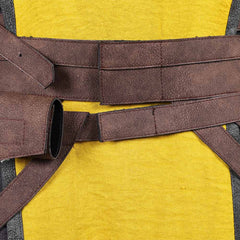 Mortal Kombat Scorpion Tenue Jaune Cosplay Costume