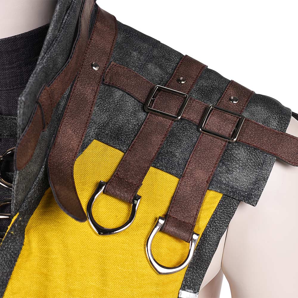 Mortal Kombat Scorpion Tenue Jaune Cosplay Costume