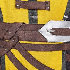 Mortal Kombat Scorpion Tenue Jaune Cosplay Costume