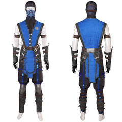 Mortal Kombat Sud-Zero Tenue Bleue Cosplay Costume