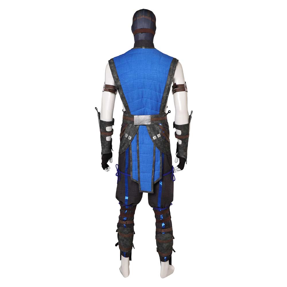 Mortal Kombat Sud-Zero Tenue Bleue Cosplay Costume