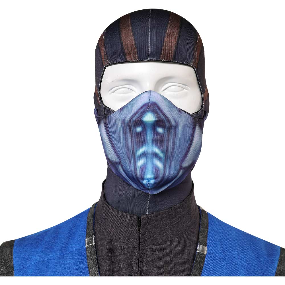 Mortal Kombat Sud-Zero Tenue Bleue Cosplay Costume