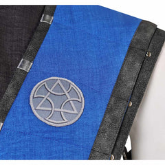 Mortal Kombat Sud-Zero Tenue Bleue Cosplay Costume