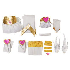New Panty & Stocking with Garterbelt(2025) Panty Tenue Blanche Cosplay Costume