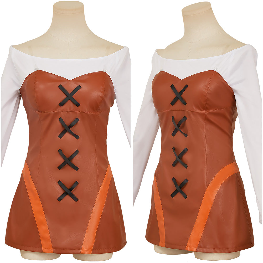 New Panty & Stocking with Garterbelt(2025) Panty Tenue Marrone Cosplay Costume