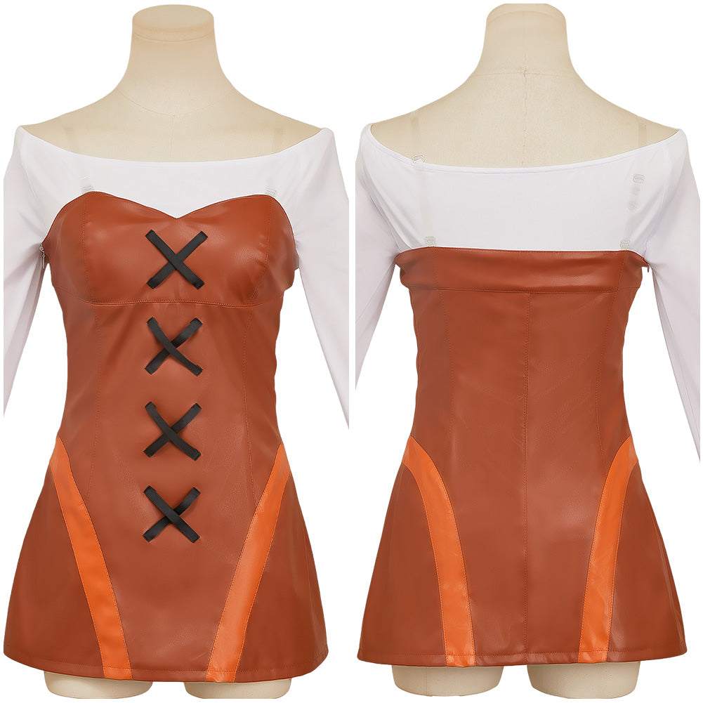 New Panty & Stocking with Garterbelt(2025) Panty Tenue Marrone Cosplay Costume