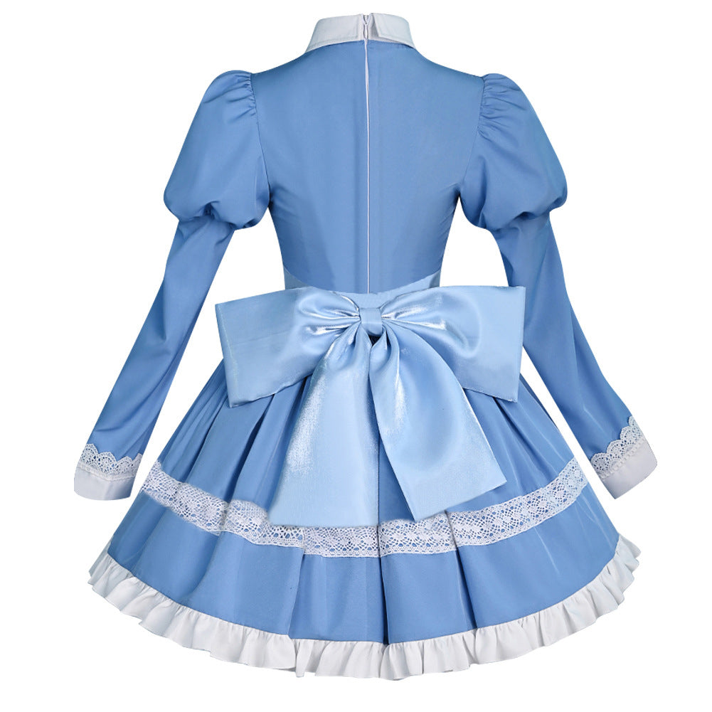New Panty & Stocking with Garterbelt(2025) Stocking Anarchy Lolita Robe Bleue Cosplay Costume