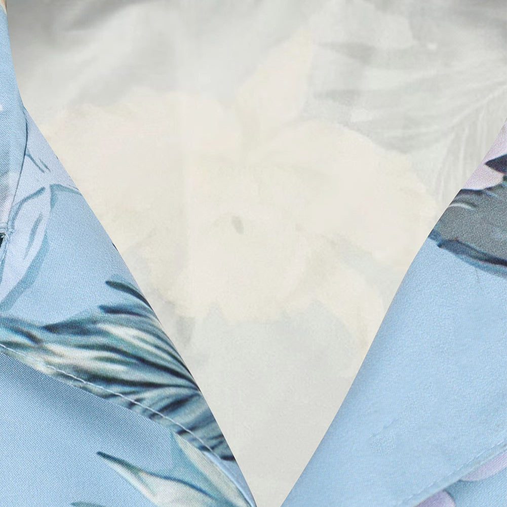 Nobody 2(2025) Hutch Mansell Chemise Bleue Cosplay Costume