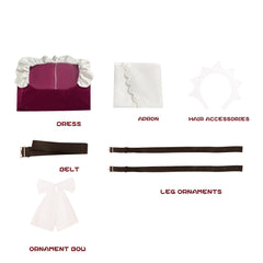 One Piece Baby 5 Tenue Rouge Cosplay Costume