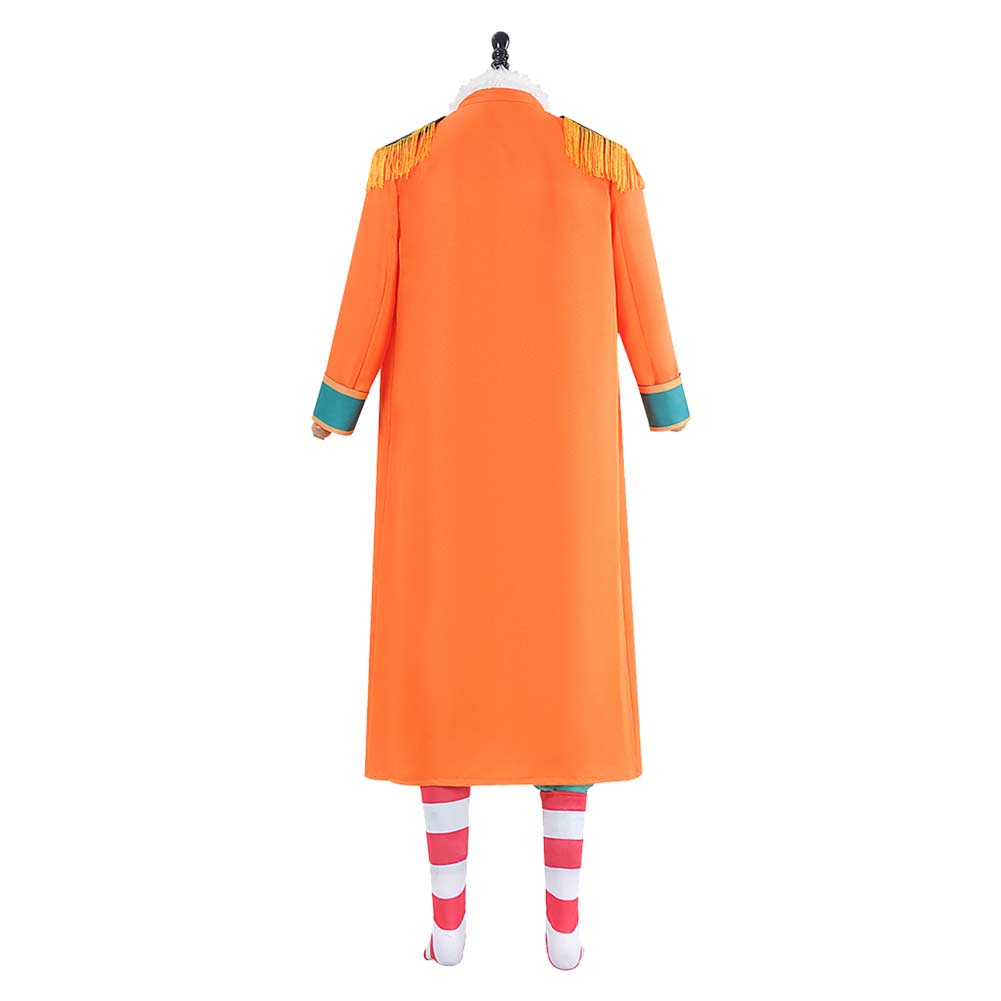 One Piece Buggy Tenue Orange Cosplay Costume