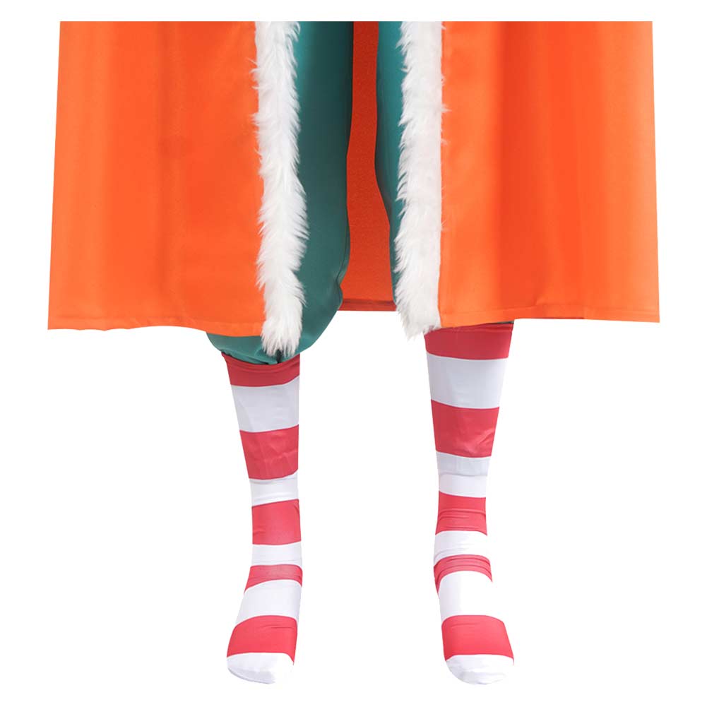 One Piece Buggy Tenue Orange Cosplay Costume