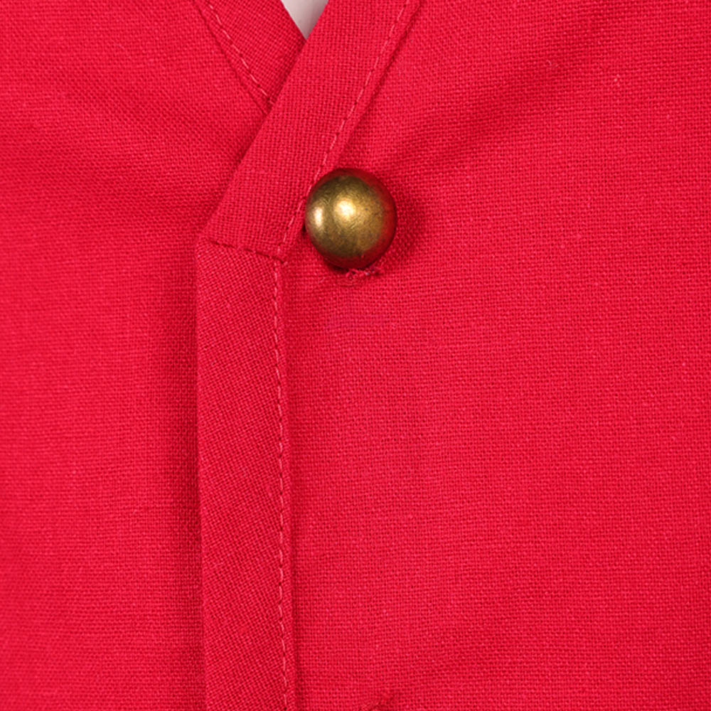 One Piece Live-action 2(2026) Monkey D. Luffy Tenue Rouge et Marron Cosplay Costume