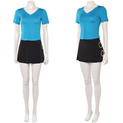 One Piece Live Action 2(2026) Nami Tenue Bleue et Noire Cosplay Costume Ver.2