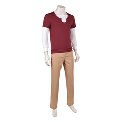 One Piece Live Action 2(2026) Sanji Tenue Rouge et Marron Cosplay Costume