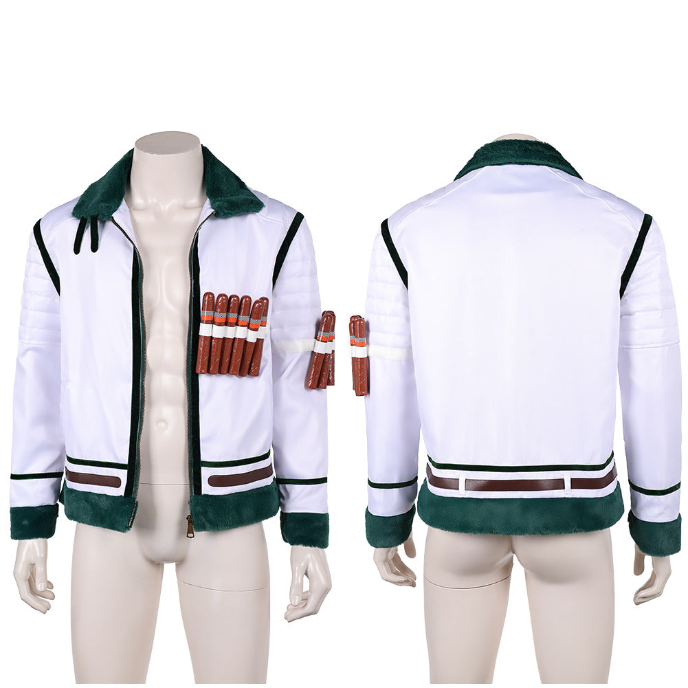 One Piece Live-action 2(2026) Smoker Veste Blanche Cosplay Costume