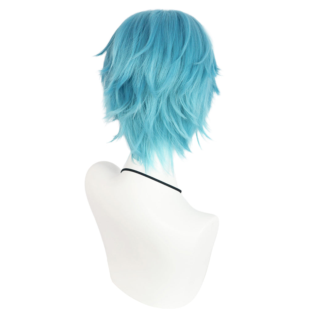 Oshi No Ko Aqua Hoshino Cosplay Perruque Bleue