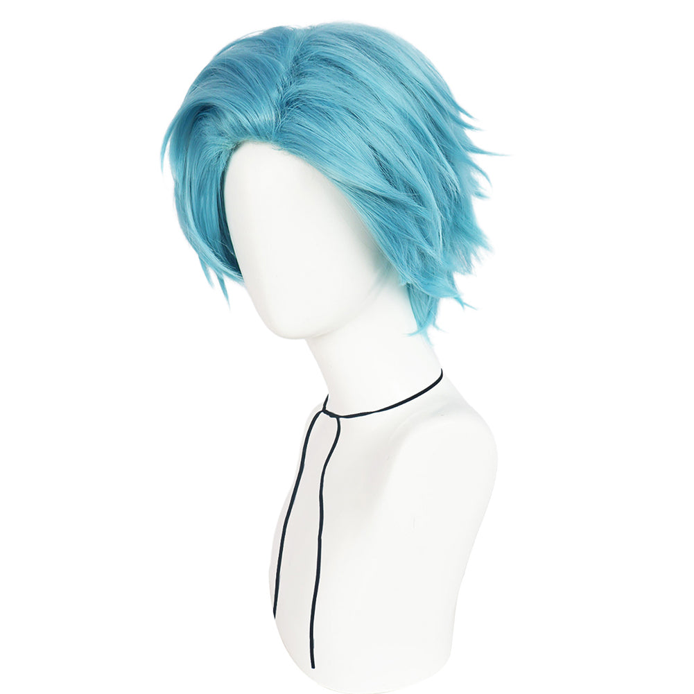 Oshi No Ko Aqua Hoshino Cosplay Perruque Bleue