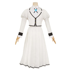 Rock Is a Lady's Modesty(2025) Suzunomiya Lilisa/Otoha Kurogane Uniforme Blanc Cosplay Costume