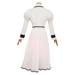 Rock Is a Lady's Modesty(2025) Suzunomiya Lilisa/Otoha Kurogane Uniforme Blanc Cosplay Costume