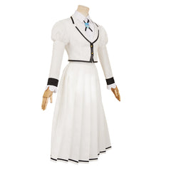 Rock Is a Lady's Modesty(2025) Suzunomiya Lilisa/Otoha Kurogane Uniforme Blanc Cosplay Costume