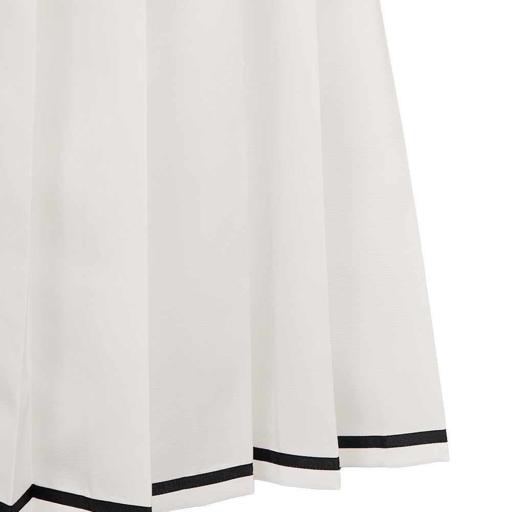 Rock Is a Lady's Modesty(2025) Suzunomiya Lilisa/Otoha Kurogane Uniforme Blanc Cosplay Costume