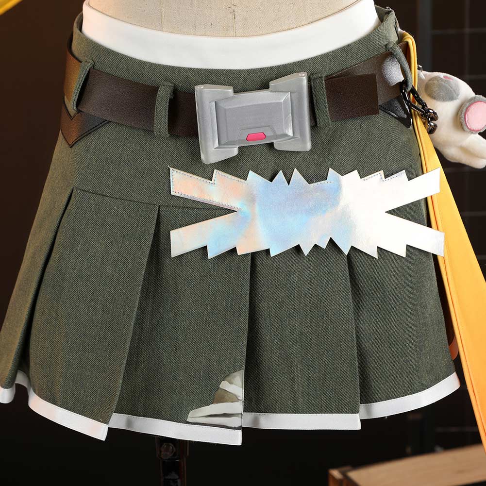 Overwatch 2 Mercy Idole Tenue de Gilet Orange Cosplay Costume