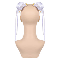 Overwatch 2 x Street Fighter 6 Juno Accessoire pour Cheveux+Boucle d'Oreilles pour Chun-Li Cosplay
