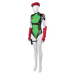 Overwatch 2 x Street Fighter 6 Widowmaker Tenue Verte de Cammy White Peau Coslay Costume