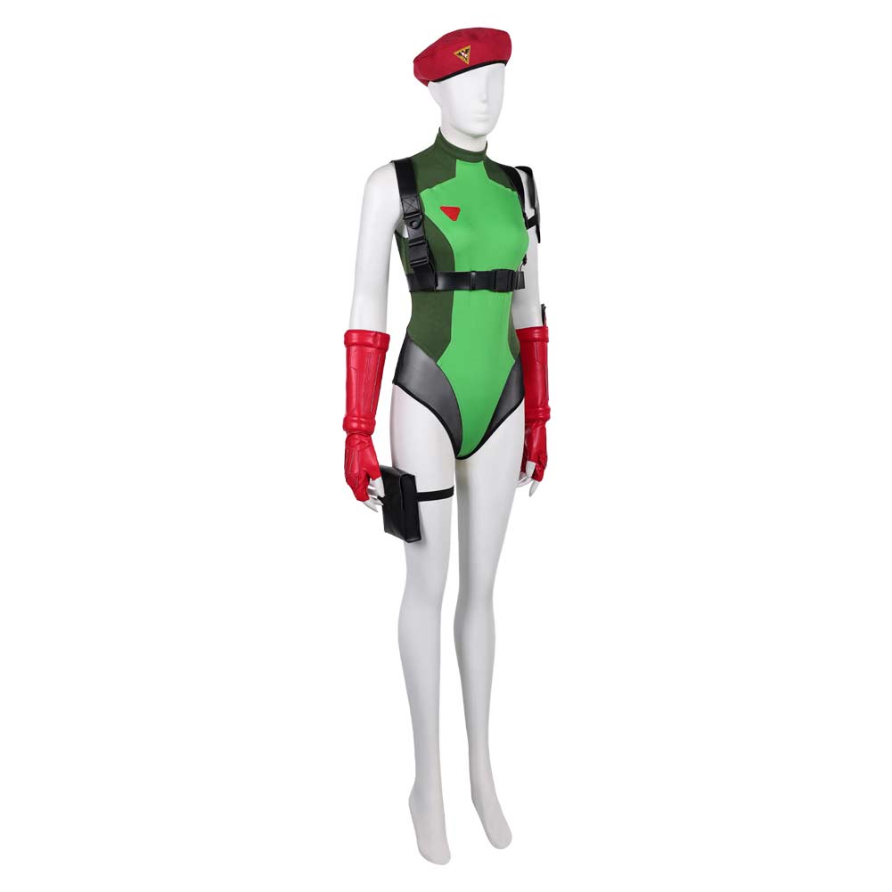 Overwatch 2 x Street Fighter 6 Widowmaker Tenue Verte de Cammy White Peau Coslay Costume