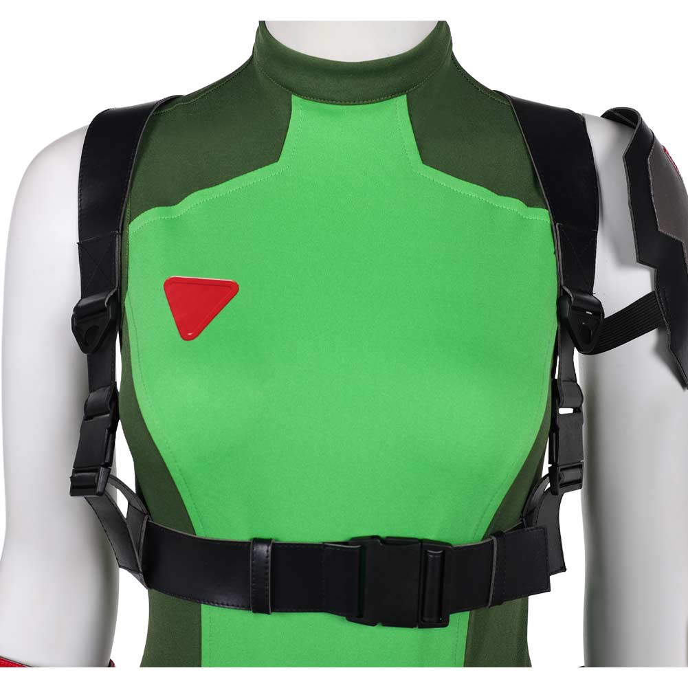 Overwatch 2 x Street Fighter 6 Widowmaker Tenue Verte de Cammy White Peau Coslay Costume