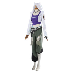 Overwatch Ashe Idole Tenue de Gilet Violet Cosplay Costume Ver.2