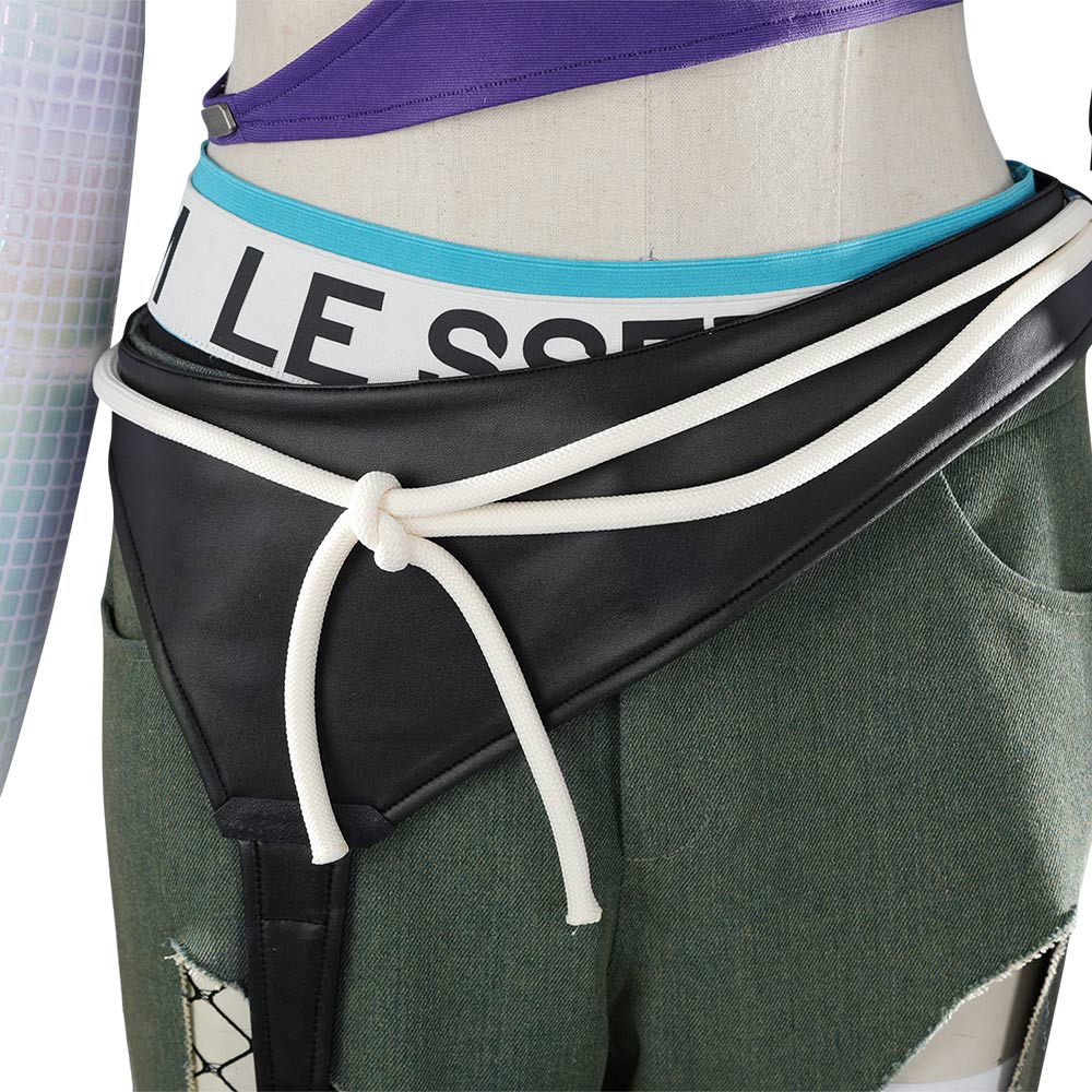 Overwatch Ashe Idole Tenue de Gilet Violet Cosplay Costume Ver.2