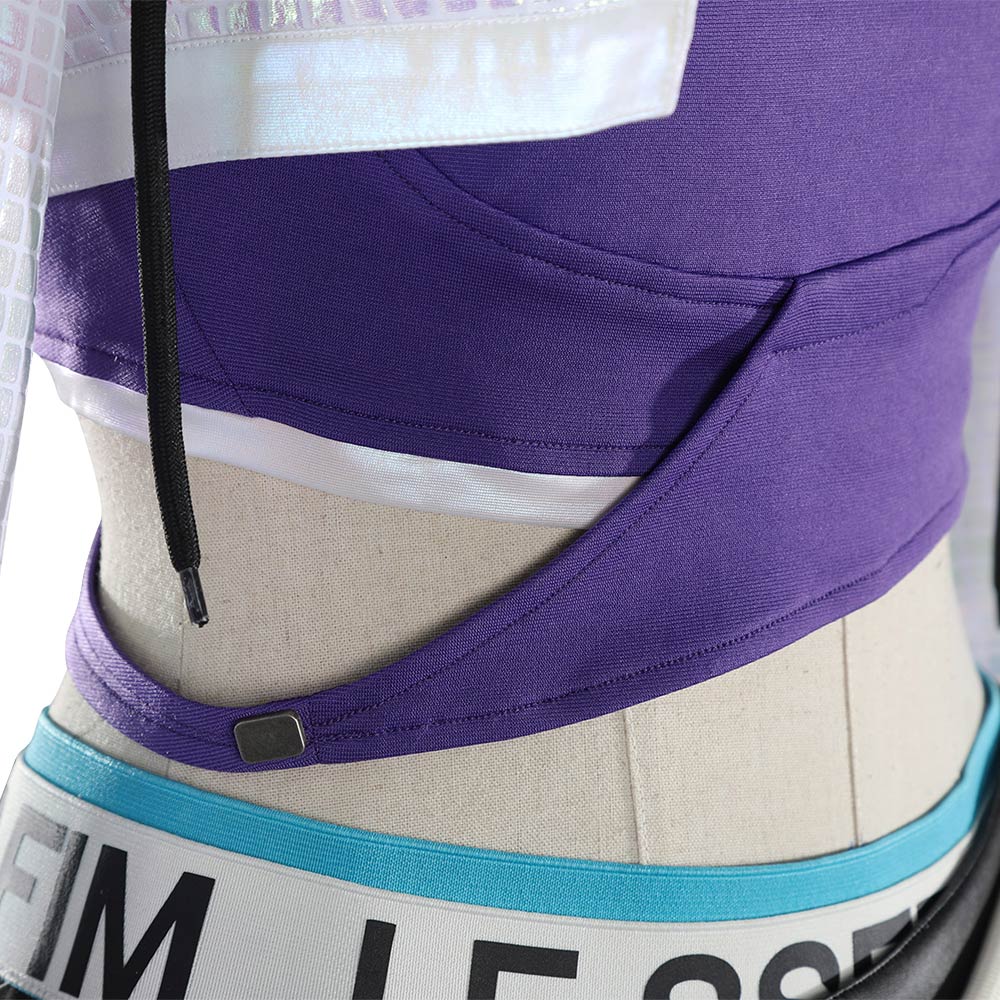 Overwatch Ashe Idole Tenue de Gilet Violet Cosplay Costume Ver.2