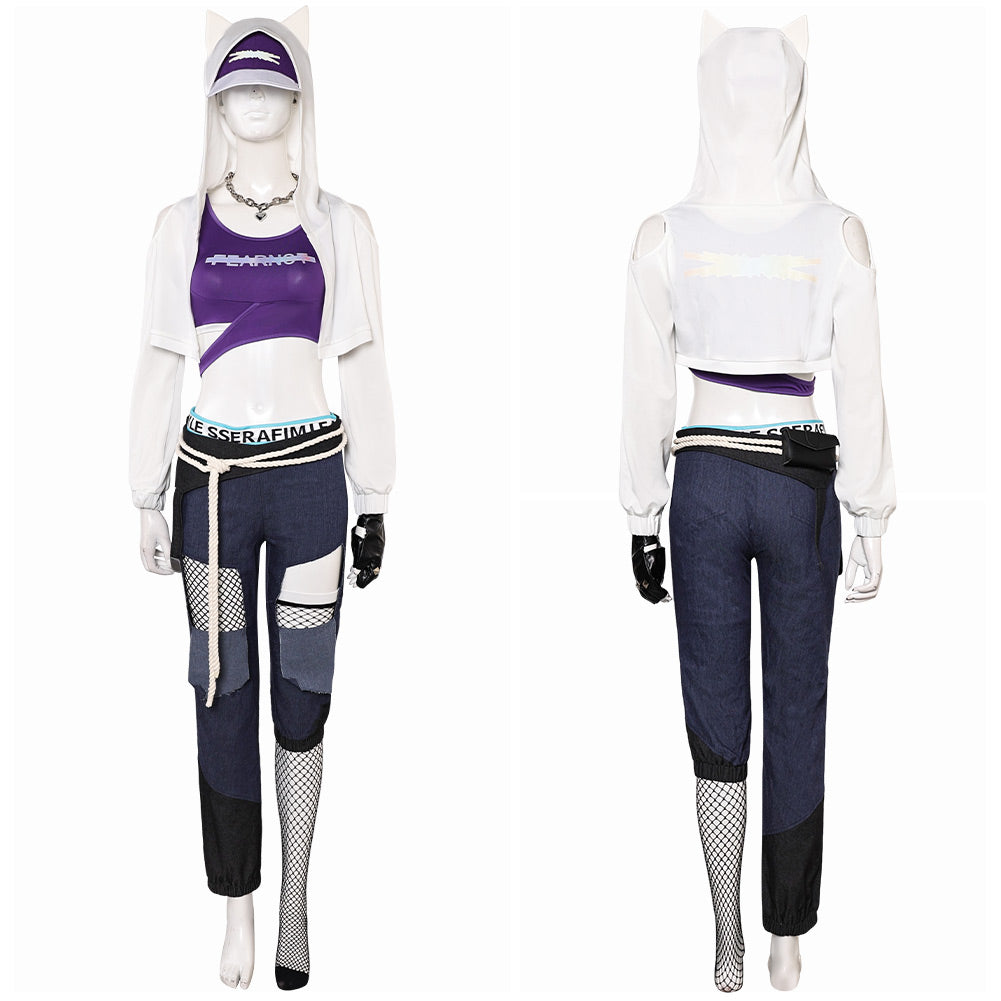 Overwatch Ashe Tenue de Gilet Violet Cosplay Costume