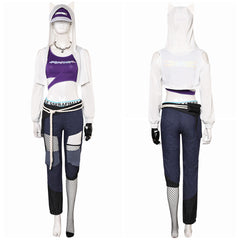 Overwatch Ashe Tenue de Gilet Violet Cosplay Costume