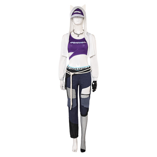 Overwatch Ashe Tenue de Gilet Violet Cosplay Costume