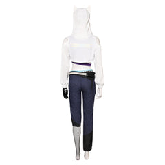 Overwatch Ashe Tenue de Gilet Violet Cosplay Costume