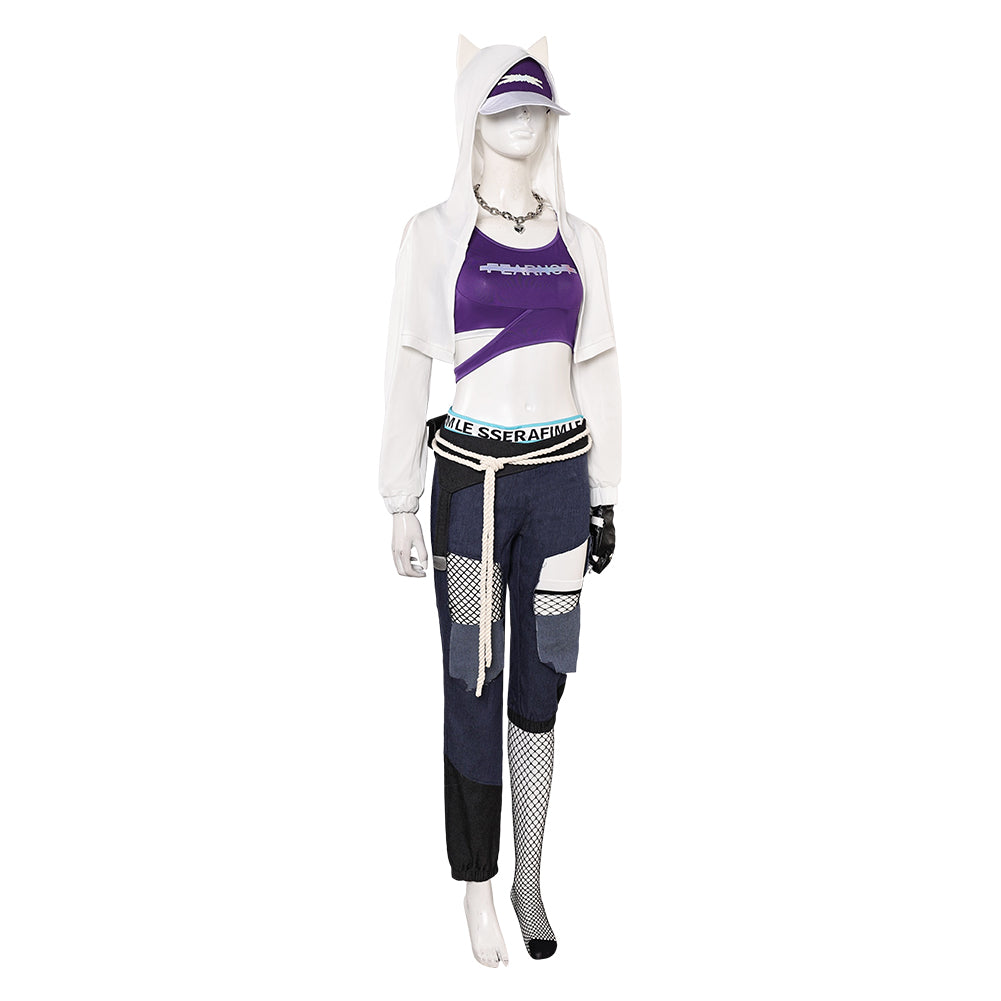 Overwatch Ashe Tenue de Gilet Violet Cosplay Costume