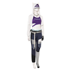 Overwatch Ashe Tenue de Gilet Violet Cosplay Costume