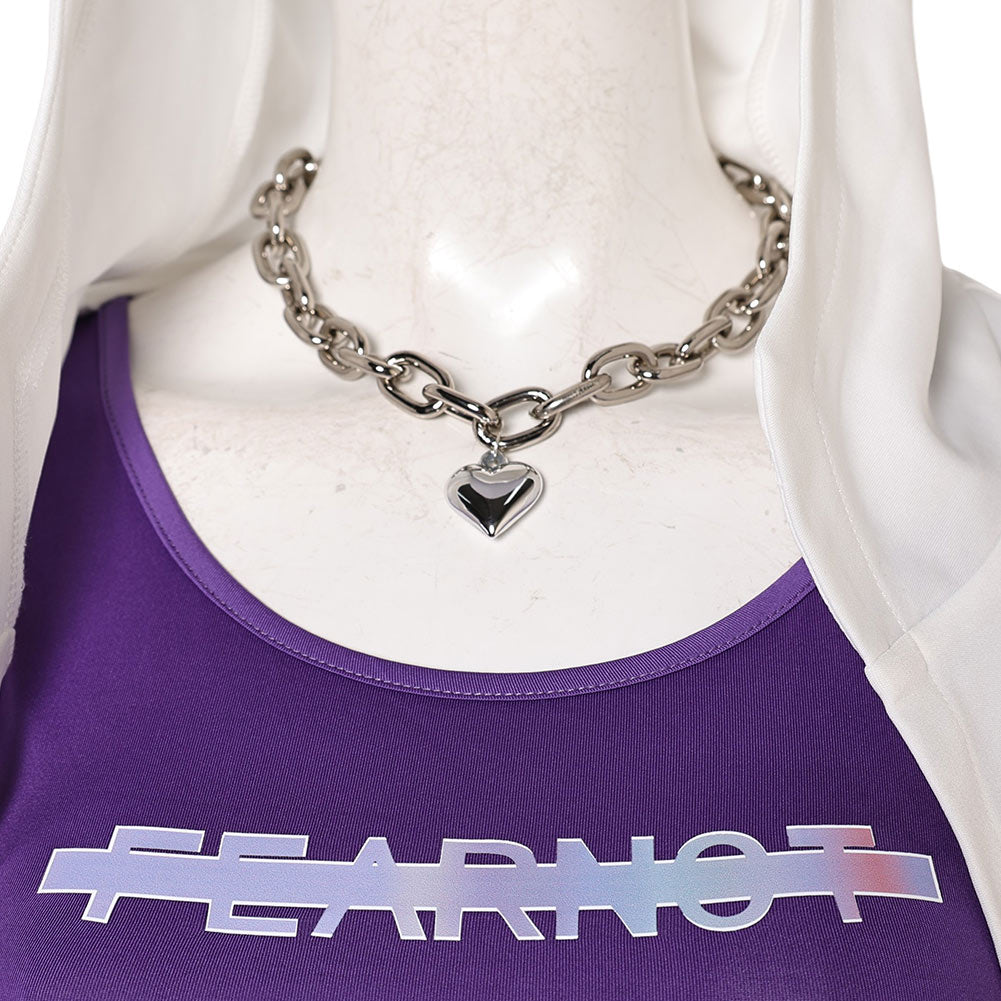 Overwatch Ashe Tenue de Gilet Violet Cosplay Costume