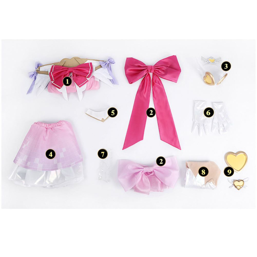 Overwatch Juno Heart of Hope Tenue Rose Cosplay Costume