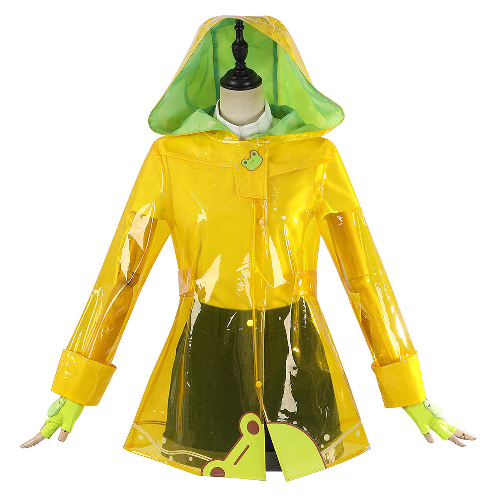 Overwatch Mei Raincoat Imperméable Tenue Jaune Cosplay Costume