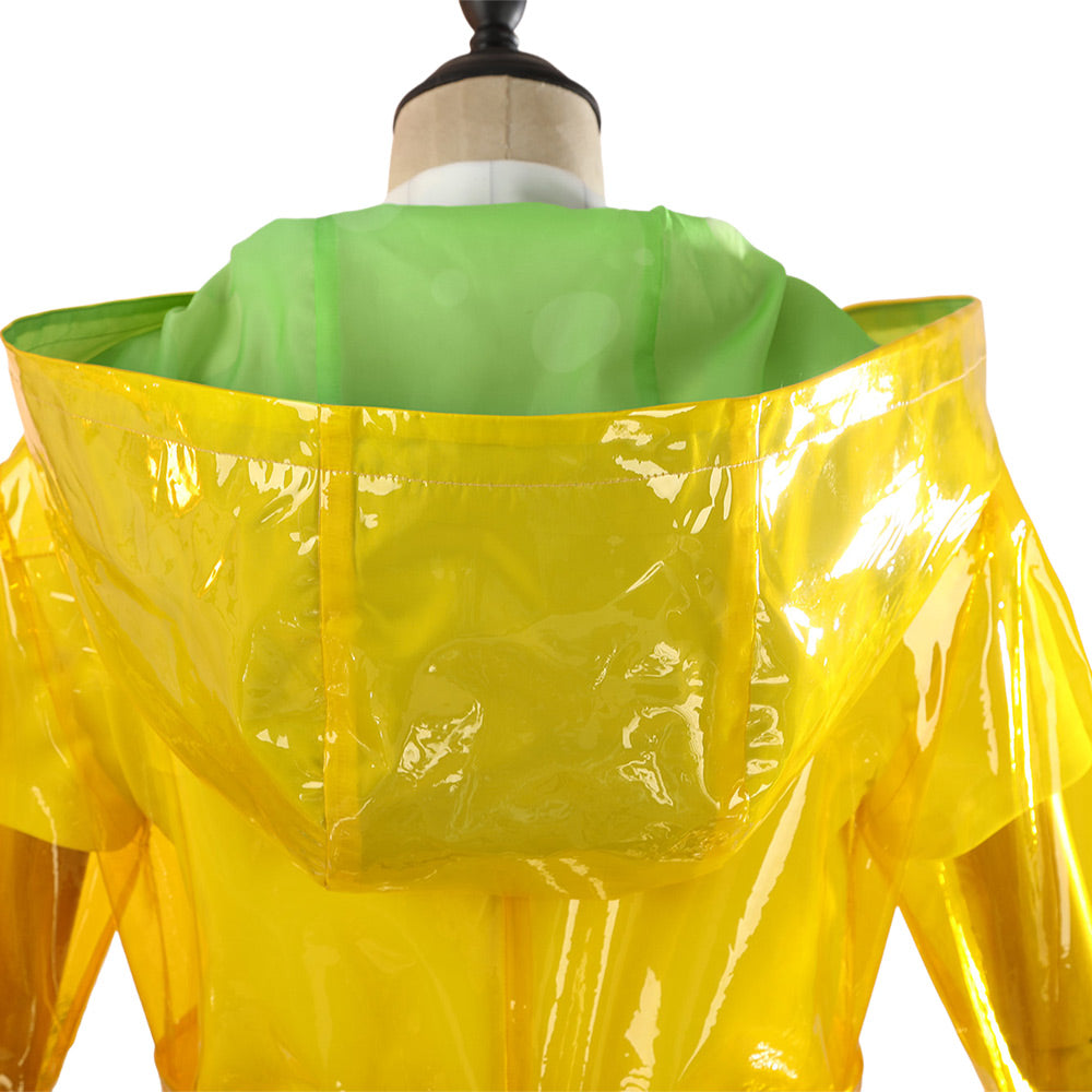 Overwatch Mei Raincoat Imperméable Tenue Jaune Cosplay Costume