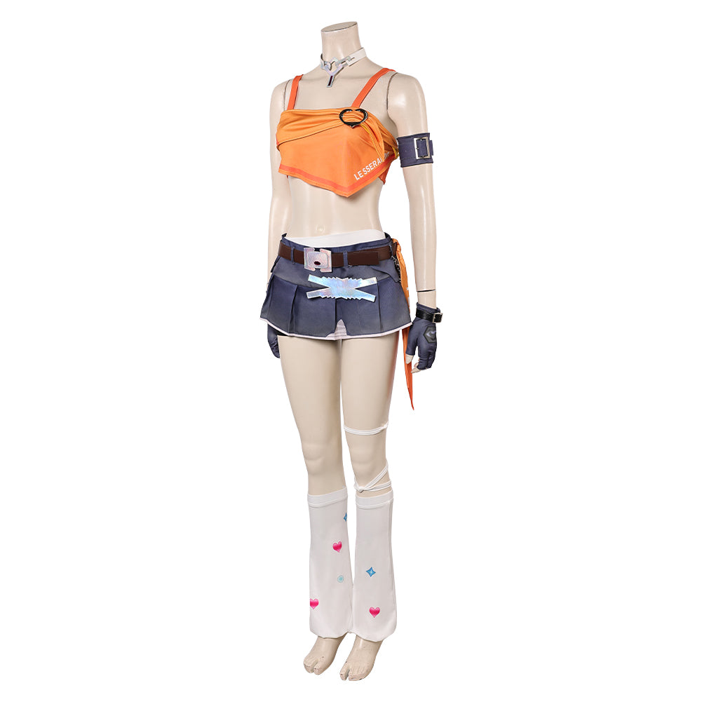 Overwatch Mercy Tenue de Gilet Orange Cosplay Costume