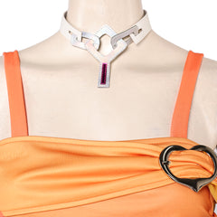 Overwatch Mercy Tenue de Gilet Orange Cosplay Costume