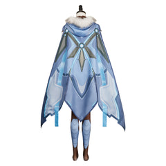 Overwatch OW Freya Tenue Bleue Cosplay Costume